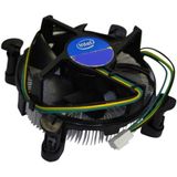 Intel E97379-001 Core I3/i5/i7 Soquete 1150/1155/1156 Refrigerador De Cpu Conector De 4 Pinos Com Dissipador De Calor De Alumínio E Ventilad