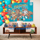 Kit Festa Fácil Patrulha Canina Aniversário Criança Infantil