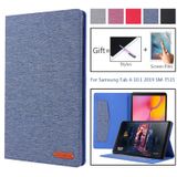 Flip Capa Tablet Couro Para Samsung Galaxy Tab A 10.1 Pu Bl
