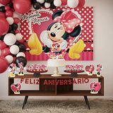 Kit Festa Fácil Minnie Disney Aniversário Criança Infantil