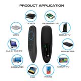 Caixa De Controle Remoto G10sbts Pro Wirroscope Air Mouse Preto