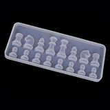 Tabuleiro De Xadrez Molde De Resina De Silicone 2pcs Chess Silicone Molde Para