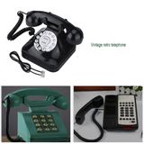 Antigo Vintage Europeu Telefone Fixo Preto High Definitio