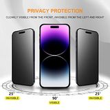 Zukdo Para Iphone 14 Pro Max 6.7 Matte Privacy Screen Prot