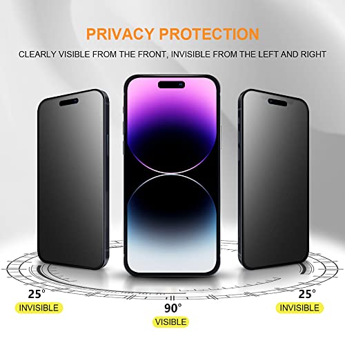 Zukdo Para Iphone 14 Pro Max 6.7 Matte Privacy Screen Prot