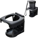 Porta Copo Dobrável Universal Ajustável, Porta-bebidas Pretas Do Carro Lata Suportes Plásticos Impermeáveis Portáteis Para Caminhão De Carro