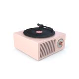 Bluetooth Compatível Com Alto-falante De Vinil Retrô Rosa