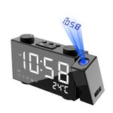 Despertador De Projeção De Rádio Fm, Casa Usb Criativa