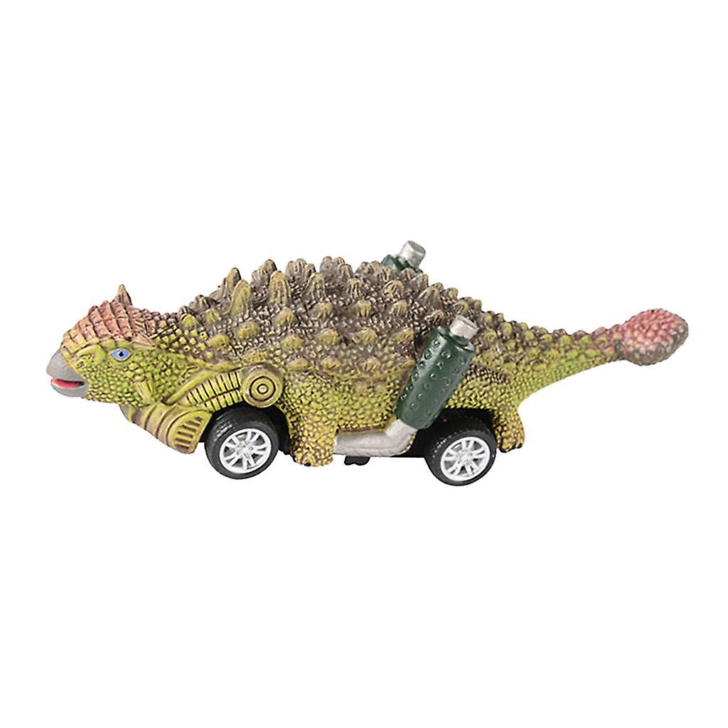 Dinossauro Modelo De Carro Puxar Para Trás Brinquedos Crianças Presentes Ornamentos De Mesa