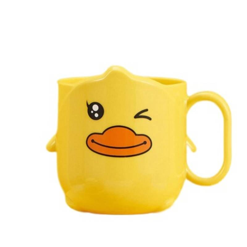 Taça De Escova De Dentes Infantil Pato Amarelo, Simples