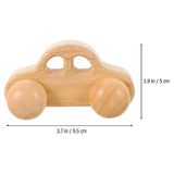 Recém-nascido Bebê Carro Brinquedo Criativo De Madeira Empurrar Carro Educacional Para