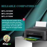 Cartuchos De Tinta Lc401 Compatíveis Com Kingjet Para Brother Printe