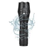Mini-brilhante Led T6/l2 Zoom Lanterna Recarregável (um Tamanho)