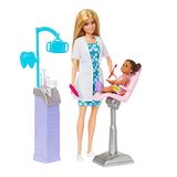 Barbie Carreiras Loira Dentista Boneca E Playset Com Acesso