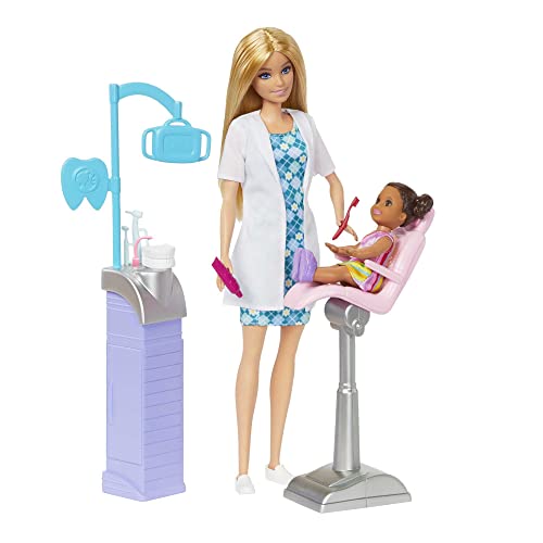 Barbie Carreiras Loira Dentista Boneca E Playset Com Acesso