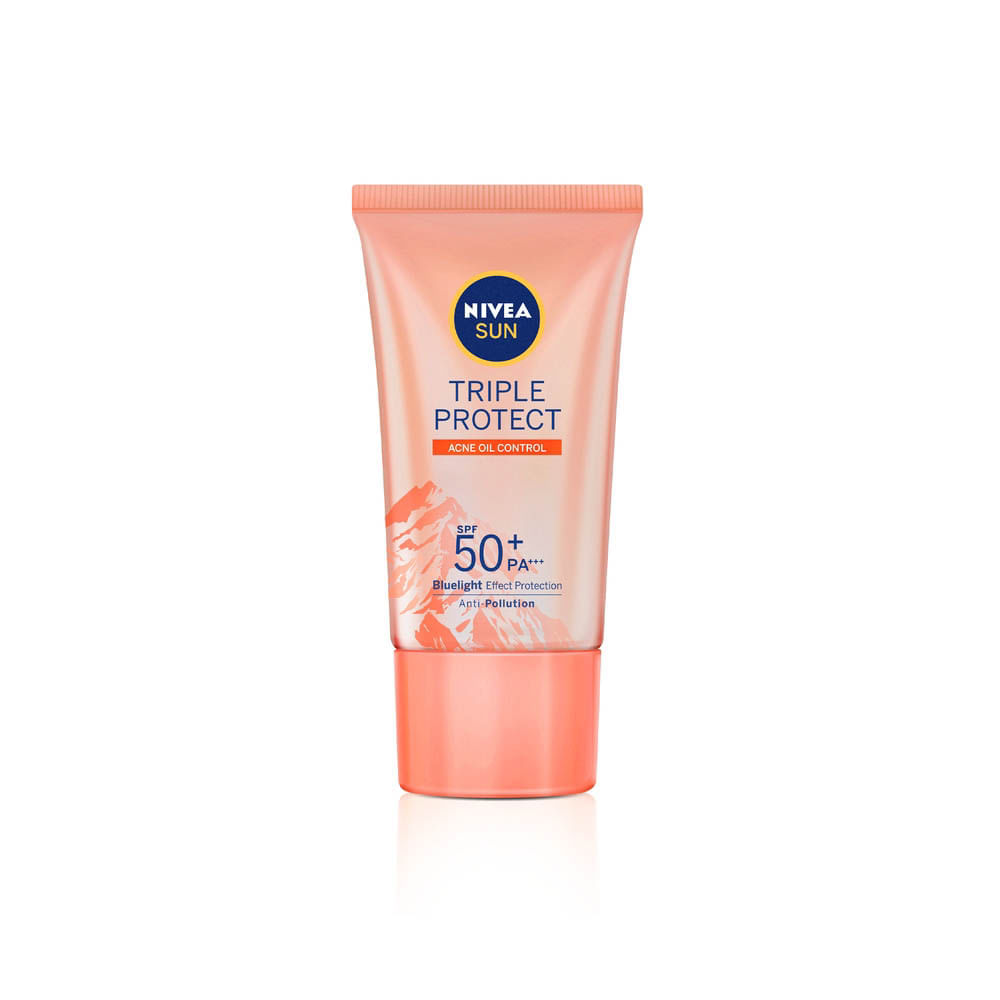 Protetor Solar Facial Nivea Sun Triple Protect Antiacne Fps 50 Com 40ml