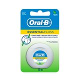 Fio Dental Oral-b Essential Floss Encerado Sabor Menta Com 50m