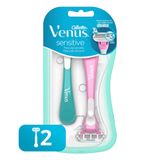 Aparelho De Depilação Gillette Venus Sensitive Descartável 2 Unidades
