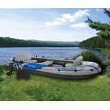 Bote Inflável Intex Excursion 5 #68325 Com Remos Bomba De Inflar