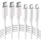 Cabo Usb C Para Cabo Lightning Mfi Certificado, Quntis 3pack 6ft Usb-c Iphone Carregador Power Delivery Usb-c Iphone Cabo De Carregamento Rá