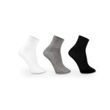 Kit 3 Pares De Meias Masculinas Cia Da Meia Cinza 39/42