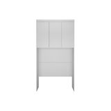 Armario Ponte Modulado Aereo Solteiro Rizon C 3 Portas Cor Branco Novo Horizonte