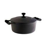 Caçarola de Ferro Alça de Silicone Preto 7,6L 30cm Libaneza