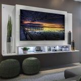 Painel Tv 60'' Com 2 Leds E Nichos Veneza