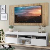 Rack Painel TV 65'' e 2 portas Londres Multimóveis Branco