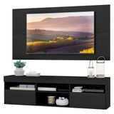 Rack com Painel Tv até 65' Suspenso com 2 Portas Multimóveis
