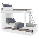 Treliche De Solteiro Para Colchão 78 X 188 Cm Branco