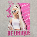 Camiseta Feminina Barbie Cinza 10
