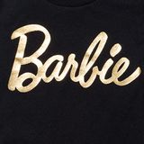 Barbie Big Girls T-shirt Gráfica Preto / Ouro 10-12