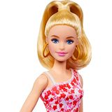 Boneca Barbie Fashionistas 205 Com Rabo De Cavalo Loiro, Vestindo