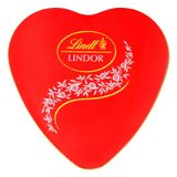 Trufa De Chocolate Ao Leite Cremoso Lindt Lindor Lata Coração 50g