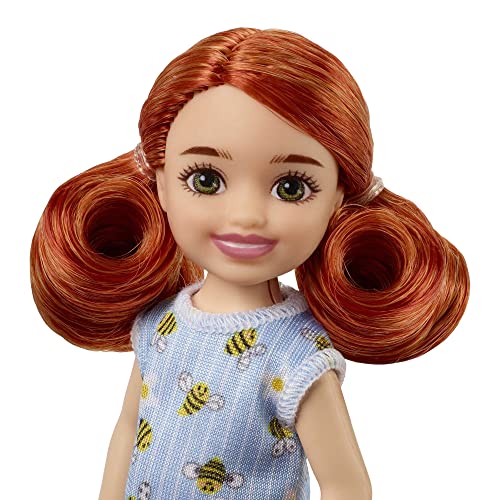 Barbie Chelsea Doll (cabelos Vermelhos) Vestindo Bumblebee &amp; Flor-