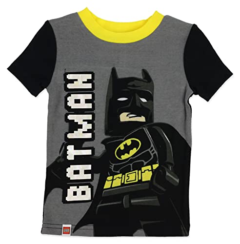 Lego Batman Pijama Set Para Meninos 2-for-1, 4-piece Cotton Sl