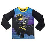 Lego Batman Boys 2 Piece Poliéster Pijama Set, Tamanho 8, Bla