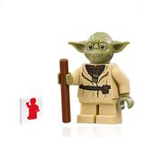 Lego Star Wars Minifigura Da Cabana De Yoda - Yoda Com Staf