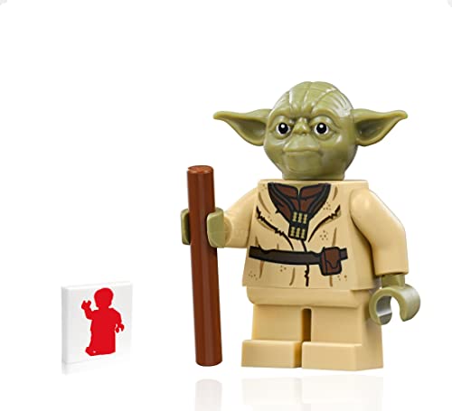 Lego Star Wars Minifigura Da Cabana De Yoda - Yoda Com Staf