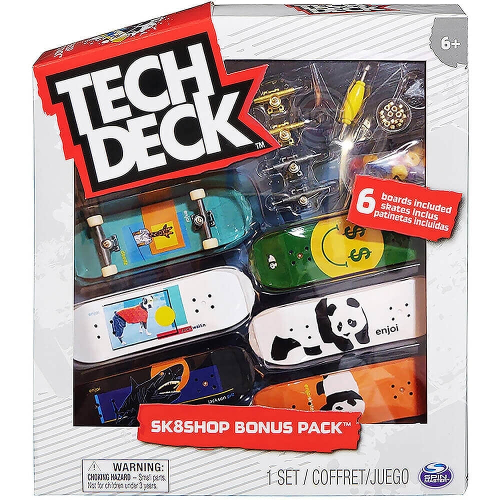 Kit Tech Deck Skate De Dedo Com 4 - Sunny