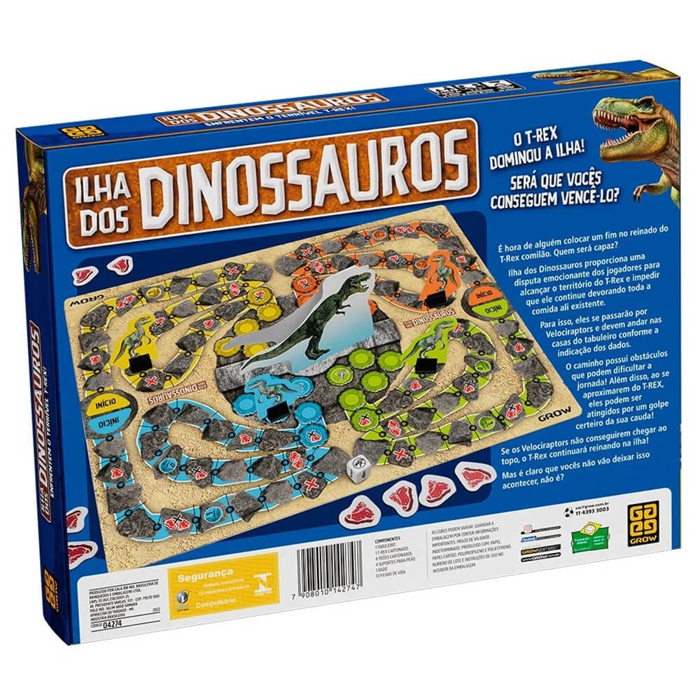 Jogo Ilha Dos Dinossauros Grow