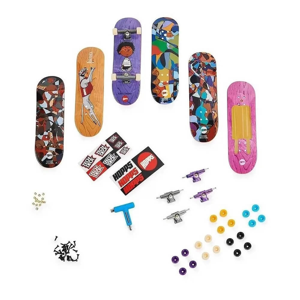 Skate De Dedo Tech Deck com 6 Skates - Sunny, Shopping