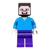 Lego Minecraft Steve Minifigure Com Picareta E Aranha