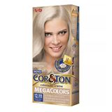 Tintura Creme Cor&amp;ton Niely Megacolors Louro Super Platinado 12.111 Kit