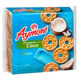 Biscoito Aymoré Amanteigados Sabor Coco Com 248g