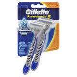 Aparelho De Barbear Descartável Gillette Prestobarba3 2 Unidades