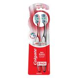 Escova Dental Colgate 360° Luminous White Macia Cores Sortidas 2 Unidades