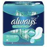 Absorvente Always Ultrafino Seca Com Abas 8 Unidades