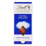 Chocolate Lindt Excellence Extra Creamy Milk Com 100g